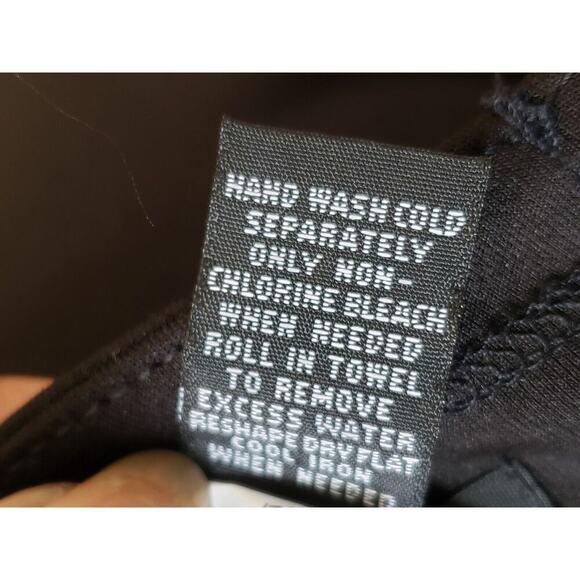 ALFANI Women's Black Solid Polyester Round Neck 3/4 Sleeve Top Blouse Size Large - Picture 10 of 12